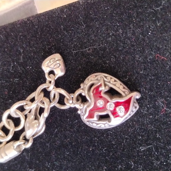 Brighton Retired Heart with red crystal heart - Picture 6 of 6